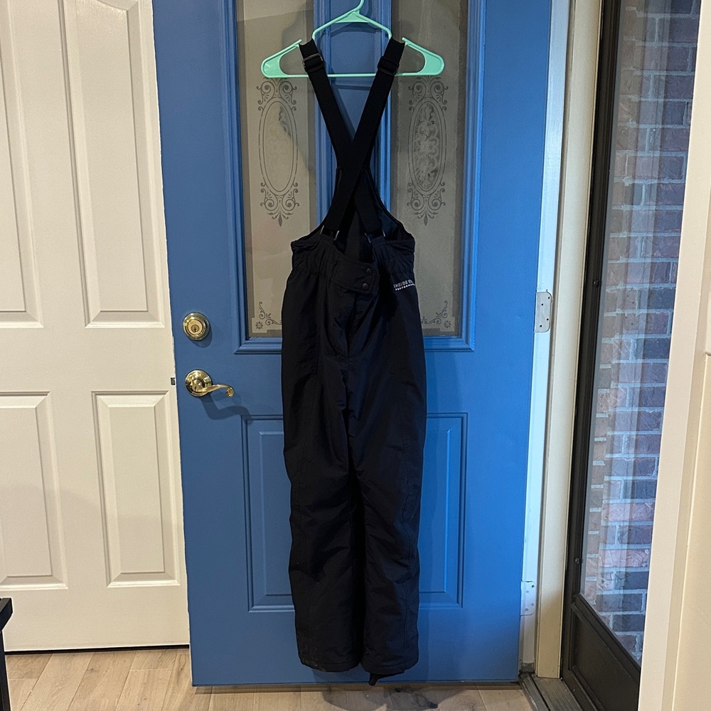 Pacific Trail Black Snow Bib Overalls